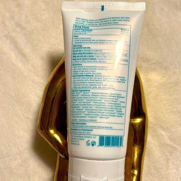 JOSIE MARAN. Whipped Argan Oil SPF 45 Body Butter. 5oz/147ml